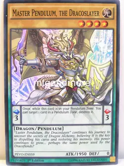 Yu-Gi-Oh 1x #059 Master Pendulum, the Dracoslayer - PEVO - Pendulum Evolution - Image 1