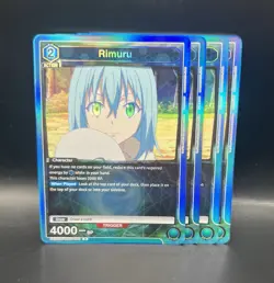 Rimuru P-004 R UE20BT: That Time I Got Reincarnated As A Slime Rare Playset X4 - Image 1