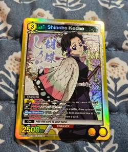 Shinobu Kocho SR Demon Slayer Kimetsu no Yaiba Vol.2 UEX05BT/KMY-3-008 - Union A - Image 1