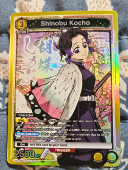 Shinobu Kocho SR Demon Slayer Kimetsu no Yaiba Vol.2 UEX05BT/KMY-3-008 - Union A - Image 2