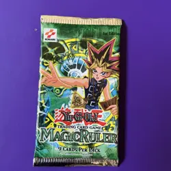 Vintage 1996 Yugioh Magic Ruler Booster Pack Brand new SEALED - Image 1