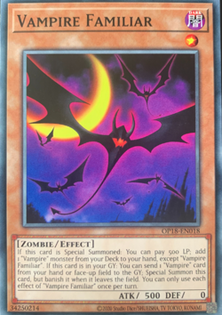 Vampire Familiar - OP18-EN018 - Common - Unlimited Edition - Near Mint - Image 1