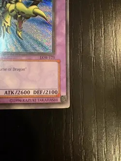 Yu-Gi-Oh! Gaia the Dragon Champion LOB-125 - Reverse Foil Misprint LP - Image 5