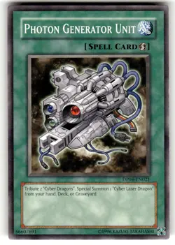 Photon Generator Unit DP04-EN021 Duelist Pack 4: Zane Truesdale Yu-Gi-Oh NM - Image 1