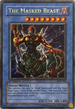 YuGiOh - The Masked Beast 1st Edition [LON - LON-001] - NM/Ultra Rare - Image 1