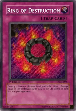 YuGiOh - Ring of Destruction 1st Edition [PGD - PGD-000] - NM/Secret Rare - Image 1