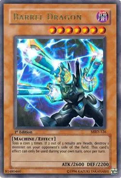 YuGiOh - Barrel Dragon 1st Edition [MRD - MRD-126] - NM/Ultra Rare - Image 1