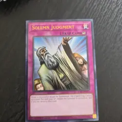 YUGIOH #RA02-EN075 Solemn Judgment - Image 1