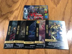 King Arthur Foil Card Stack - OverPower World Legends - Lazarus Rising Games - Image 1