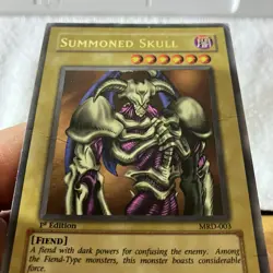 SUMMONED SKULL 1ST EDITION MRD-003 ULTRA RARE HP/DMG POOR YUGIOH FREE SHIPPING! - Image 5