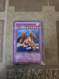 YUGIOH THOUSAND DRAGON SDJ-023 COMMON 1ST ED NM/VLP - Image 1