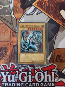 YUGIOH BLUE-EYES WHITE DRAGON SKE-001 SUPER 1ST ED MP VER. 1 - Image 1