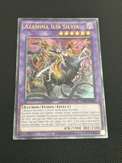 Yugioh! Azamina Ilia Silvia (UTR) OP28-EN003 Ultimate Rare OTS Pack 28 Ulti NM - Image 1