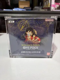 One Piece TCG Romance Dawn Booster Box BLUE Bottom SEALED OP-01 - Image 1