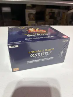 One Piece TCG Romance Dawn Booster Box BLUE Bottom SEALED OP-01 - Image 3