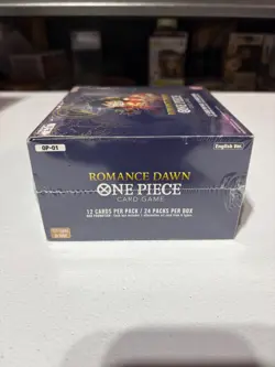 One Piece TCG Romance Dawn Booster Box BLUE Bottom SEALED OP-01 - Image 4