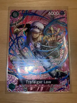 Bandai One Piece CCG Trafalgar Law OP03-031 SP Alt Art Foil English 6000 - Image 3