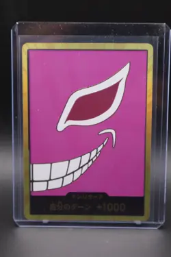 DON !! Card Donquixote Doflamingo (Gold Frame) PRB-01 ONE PIECE CARD THE BEST NM - Image 1
