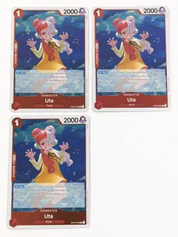 3x Uta OP09-002 English ONE PIECE R Foil - Image 1