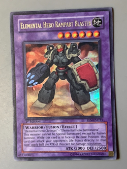 yugioh Elemental Hero Rampart Blaster EEN-EN033 1st Edition Ultra rare Near Mint - Image 2