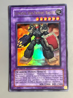 yugioh Elemental Hero Rampart Blaster EEN-EN033 1st Edition Ultra rare Near Mint - Image 3