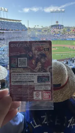2026 ONE PIECE LOS ANGELES DODGERS MONKEY D LUFFY DON CARD PROMO 7/2/26 SEALED - Image 2