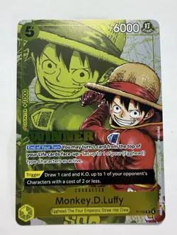 Monkey.D.Luffy (Winner Pack 2026 Vol. 2) P-106 One Piece Promotion Cards Foil - Image 1