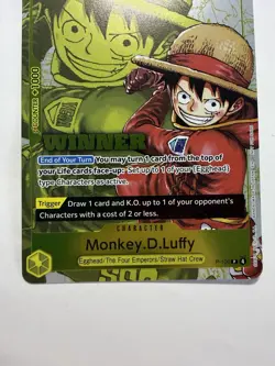 Monkey.D.Luffy (Winner Pack 2026 Vol. 2) P-106 One Piece Promotion Cards Foil - Image 3