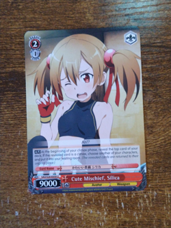 Silica - Weiss Schwarz Card "Cute Mischief" S20-E059 C - Image 1