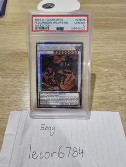 YUGIOH PSA 10 Red Dragon Archfiend QCSR MP24 - Image 3