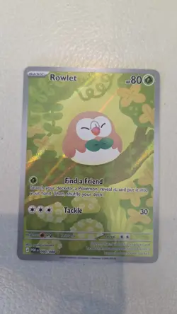 Rowlet 090/088 Holo Illustration Rare Perfect Order Pokemon Near Mint - Image 1