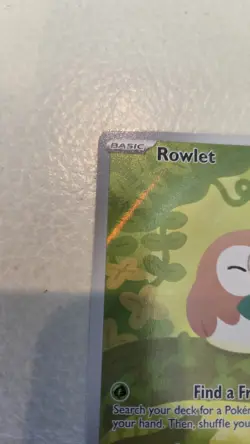 Rowlet 090/088 Holo Illustration Rare Perfect Order Pokemon Near Mint - Image 2