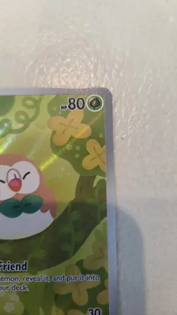 Rowlet 090/088 Holo Illustration Rare Perfect Order Pokemon Near Mint - Image 3