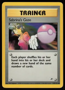 Sabrina's Gaze 125/132 Common Gym Heroes Pokemon Unlimited LP - Image 1