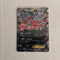 Pokemon TCG Yveltal EX XY08 XY Holo Black Star Promo. Pk002624 - Image 1