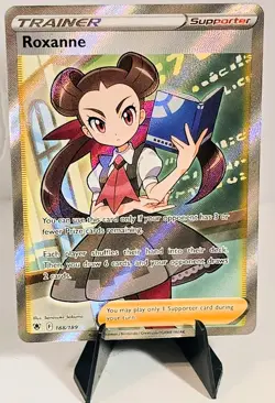 Pokemon TCG Roxanne 188/189 Astral Radiance Holo Full Art Ultra Rare - Image 1