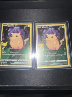 Pikachu 005/025 Holo Rare Celebrations Pokemon NM/M Set Of 2 - Image 1