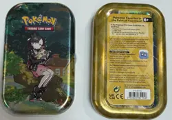 Pokemon TCG Marnie’s Morpeko themed Mini Tin EMPTY (NO CARDS) 2023 - Image 2