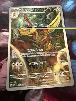 Pokemon TCG Kingambit Illustration Rare Holo SVP Scarlet & Violet Promo 130 NM - Image 2