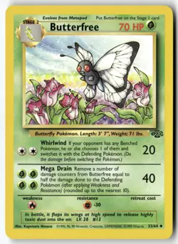 Butterfree [JU - 33/64] Uncommon Jungle EN LP - Image 1