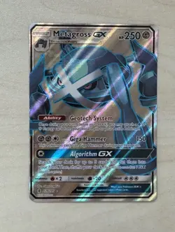 Pokemon TCG Metagross GX 139/145 (Full Art) Guardians Rising Ultra Rare NM - Image 1
