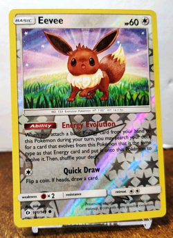 POKEMON EEVEE 101/149 REVERSE HOLO SUN & MOON BASE SET LP - Image 1