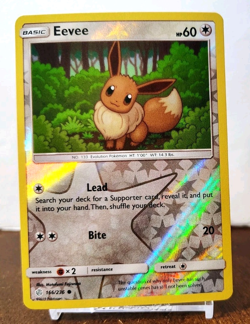 POKEMON EEVEE 166/236 REVERSE HOLO COSMIC ECLIPSE NM NEAR MINT - Image 1