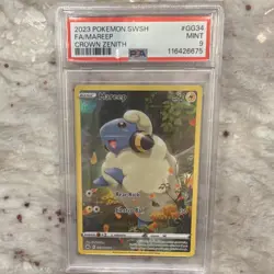 2023 POKEMON TCG CROWN ZENITH GALARIAN GALLERY MAREEP GG34/GG70 PSA 9 - Image 1