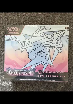 Pokemon Center Exclusive Elite Trainer Box Chaos Rising TCG Brand New Sealed - Image 1