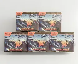 Pokemon TCG Chaos Rising ETBs Lot Of 5 Case Fresh Factory Sealed ✅ Ships Fast ✅ - Image 1