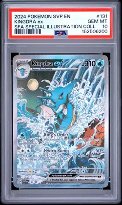 PSA 10 Kingdra EX - SVP 131 - SIR - Shrouded Fable - Pokemon - Image 1