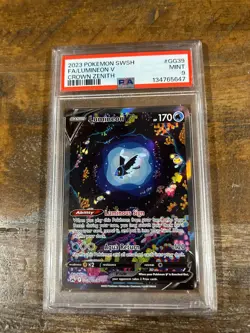 Pokemon 2023 Crown Zenith Full Art LUMINEON V #GG39 PSA 9 RARE 3 - Image 1