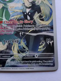 184/182 Cynthias Roserade Pokemon TCG Illustration Rare Destined Rivals Card - Image 4