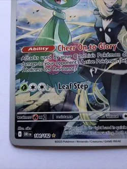 184/182 Cynthias Roserade Pokemon TCG Illustration Rare Destined Rivals Card - Image 5